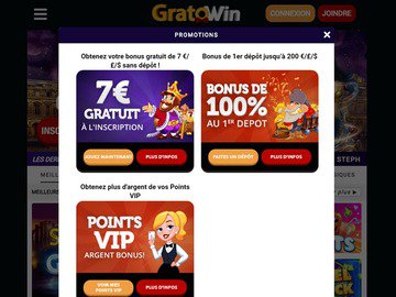 aperçu de jeux Casino Gratowin