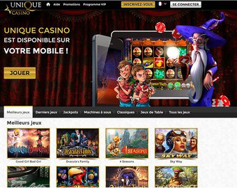 aperçu de jeux Casino Unique