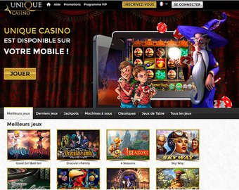 aperçu de jeux Casino Unique