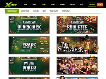 aperçu de jeux Casino Xbet