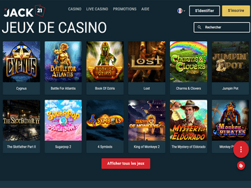 aperçu de jeux Jack21 Casino