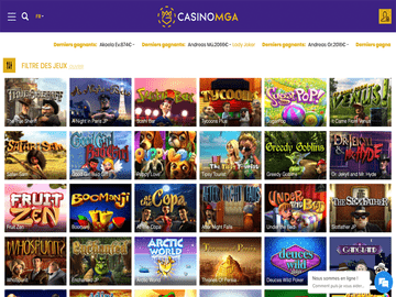 aperçu de jeux MGACasino