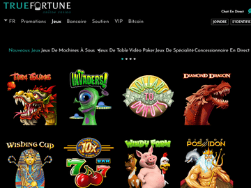 aperçu de jeux True Fortune Casino