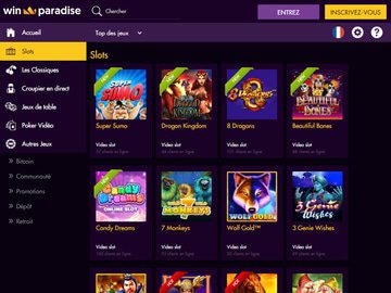 aperçu de jeux WinParadise